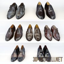 Набор из семи пар мужской обуви