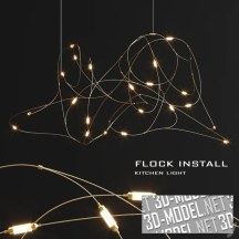 3d-модель Светильник Flock of Light от Moooi