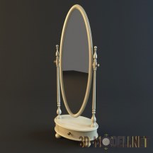 3d-модель Овальное напольное зеркало Modenese Gastone 8484