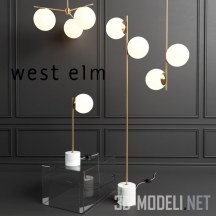 3d-модель Набор света Sphere от WEST ELM