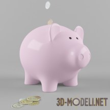 3d-модель Свинья-копилка