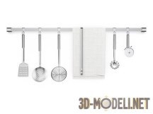 3d-модель Рейлинговая система для кухонного оборудования