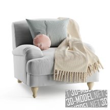 3d-модель Кресло Rose Fabric от Interior Define