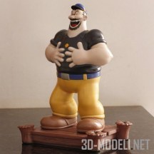 3d-модель Bluto Popeye – Printable