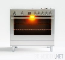 3d-модель Газовая печь с духовкой Omega OF901XZ