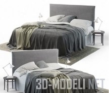 Кровать для современной спальни
