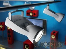 3d-модель Подвесной прожектор
