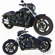 3d-модель Мотоцикл Night Rod Harley-davidson