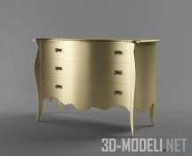 3d-модель Золотой комод с ящиками DV homecollection SEDUCTION