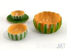 3d-модель Посуда в виде тыкв