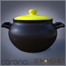 3d-модель Кастрюля для кухни