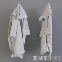 3d-модель Висящий банный халат