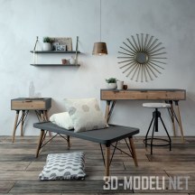 3d-модель Мебель и декор от Lene Bjerre