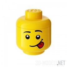 3d-модель Silly Small Storage Head от Lego