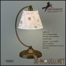 3d-модель Настольный светильник 1393-1T «Giro» от Favourite