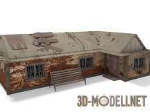 3d-модель Старый заброшенный дом