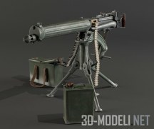 3d-модель Пулемет Виккерс