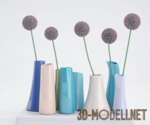3d-модель Набор ваз Dot & Bo Flower Power 8-Vase Display