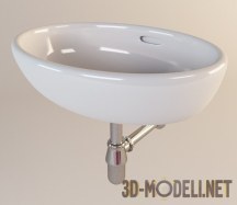 3d-модель Овальная раковина Palace Laufen Pro