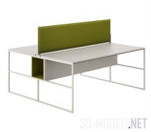3d-модель Двойной стол Venti от MDF Italia