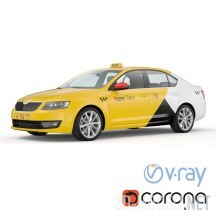 Яндекс Такси на базе Skoda Octavia