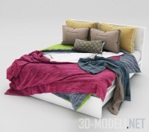 3d-модель Яркий комплект постельного белья