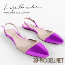 3d-модель Розовые босоножки от Luiza Barcelos