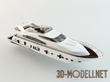 3d-модель Роскошная яхта