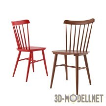 3d-модель Простой стул в ретро-стиле «Ironica» от Ton