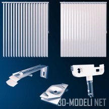 3d-модель Вертикалные жалюзи (W1500хH1700)