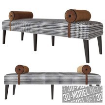 3d-модель Мягкая скамья Twiggy от Rooma Design