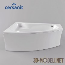 3d-модель Угловая ванна Sicilia 170 от Cersanit