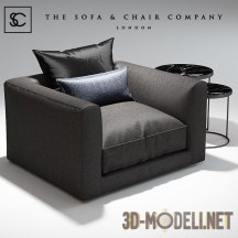 3d-модель Кресло Elis от The sofa and chair company