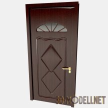 3d-модель Входная дверь с окошком
