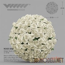 Элемент декора Roses Ball от Vismara