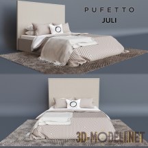 3d-модель Современная кровать Pufetto «Juli»