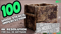 [Текстуры] MEGA PACK - 100 Practical and useful WOOD Stencil imperfection