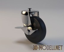 3d-модель Мебельный ролик