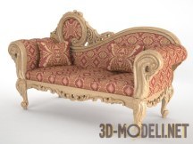 3d-модель Софа в стиле рококо