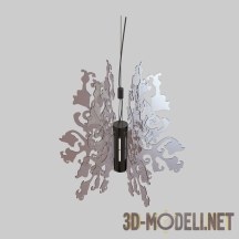 3d-модель Ажурная современная люстра
