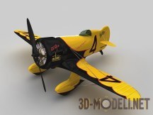 3d-модель Гоночный самолет Gee Bee Z Racer
