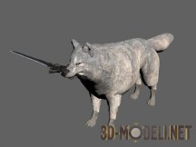 3d-модель Волк «Sif the Great Wolf» из «Dark Souls»