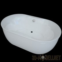 3d-модель Акриловая отдельностоящая ванна Kolpa-San Gloriana