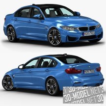 3d-модель Автомобиль BMW M3