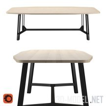 3d-модель Обеденный стол серии S 1090 от Thonet