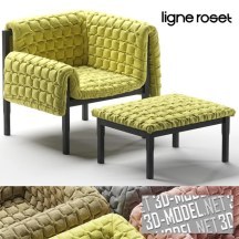 Кресло и подставка RUCHE от LIGNE ROSET