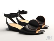 3d-модель Кожаные сандалии Bijou Tracey Neuls