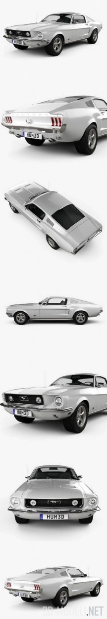 Автомобиль Ford Mustang GT 1967