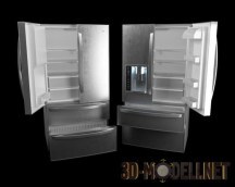 3d-модель Холодильник 4-Door French LG LMX25981ST