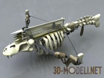 3d-модель Арбалет «Скелет»
